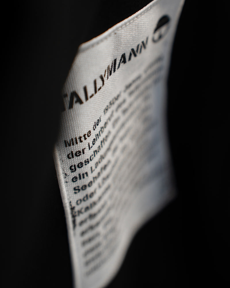 Tallymann Pattern Hoodie Herren schwarz