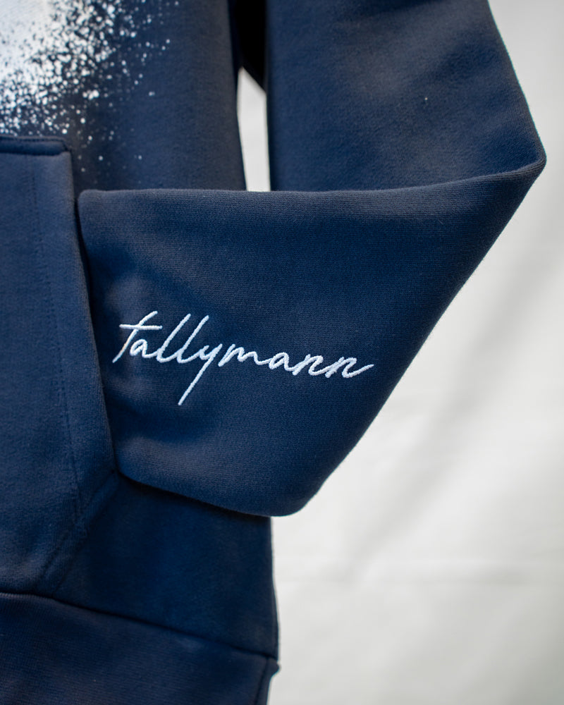 Tallymann Stencil Hoodie Herren marine