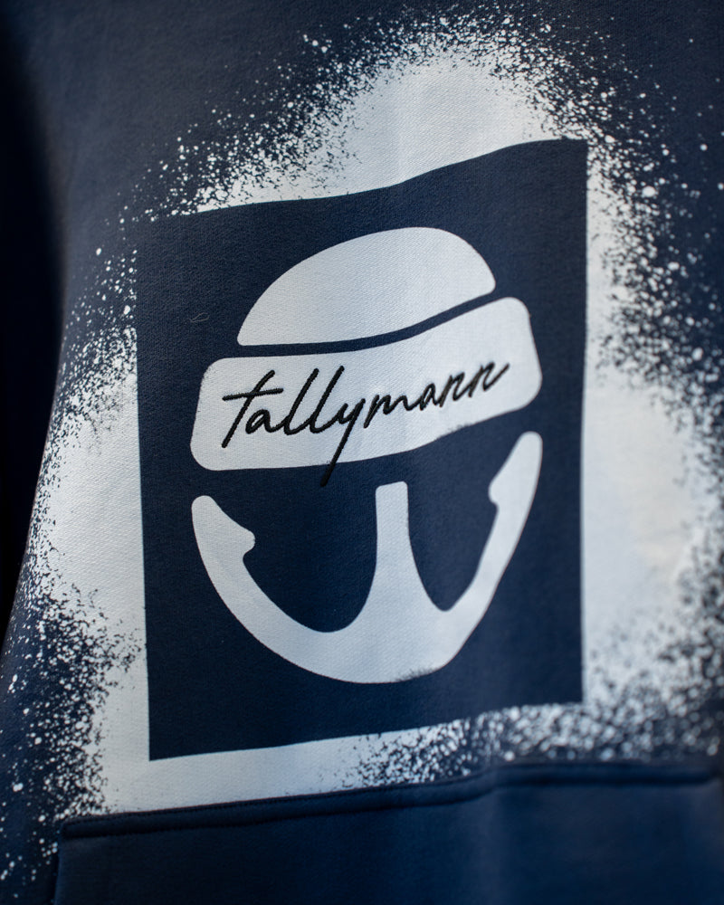 Tallymann Stencil Hoodie Damen marine