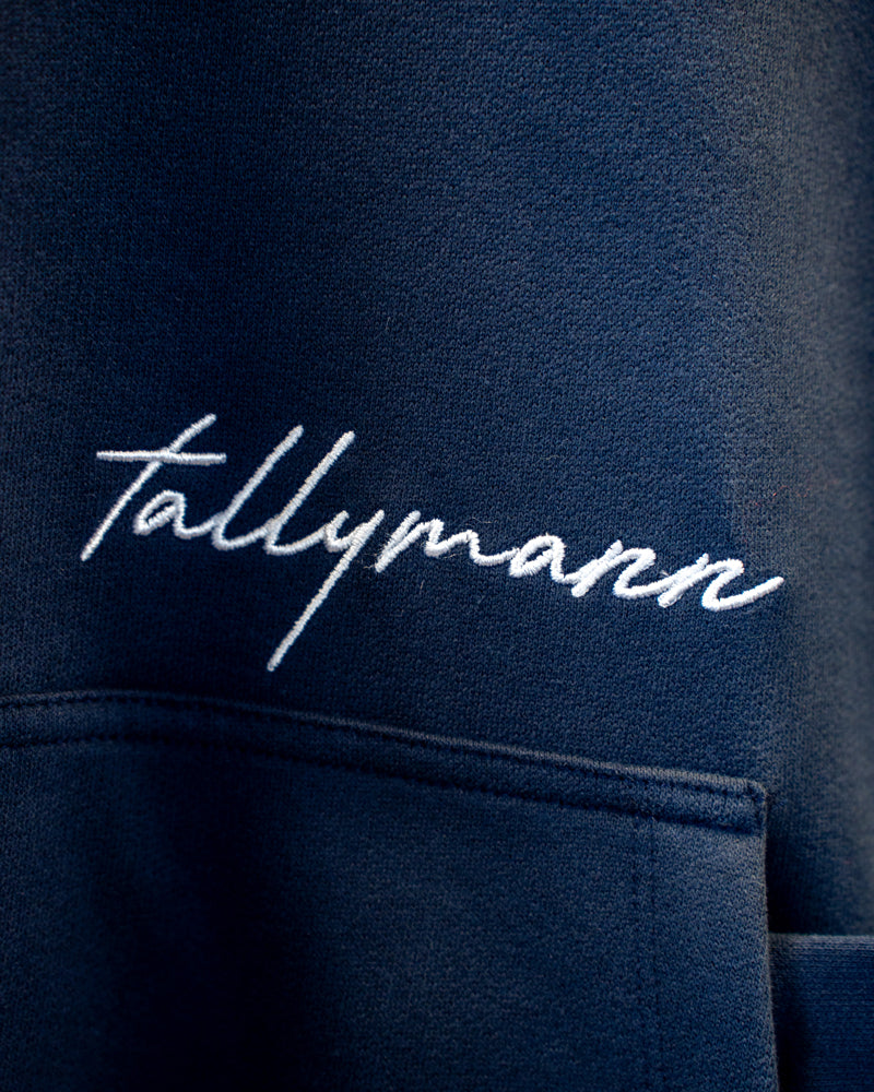 Tallymann Pattern Hoodie Herren marine