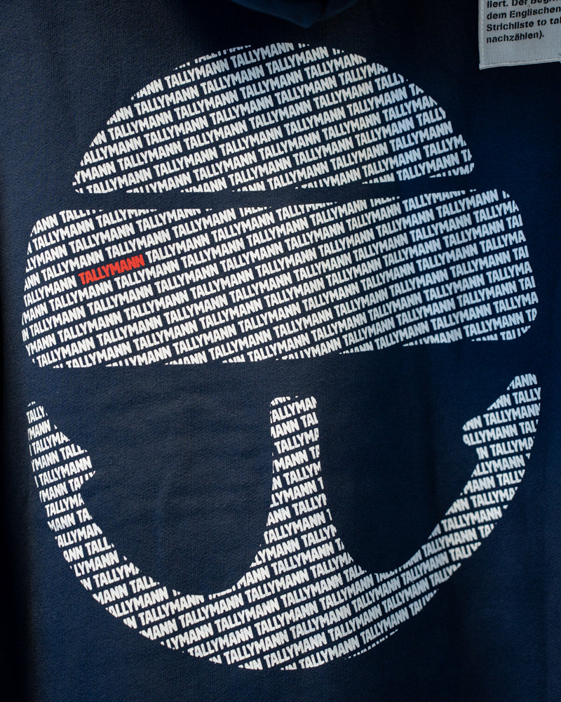 Tallymann Pattern Hoodie Herren marine