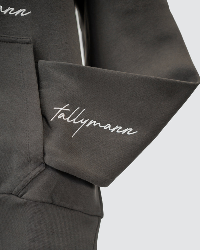 Tallymann Pattern Hoodie Herren anthrazit