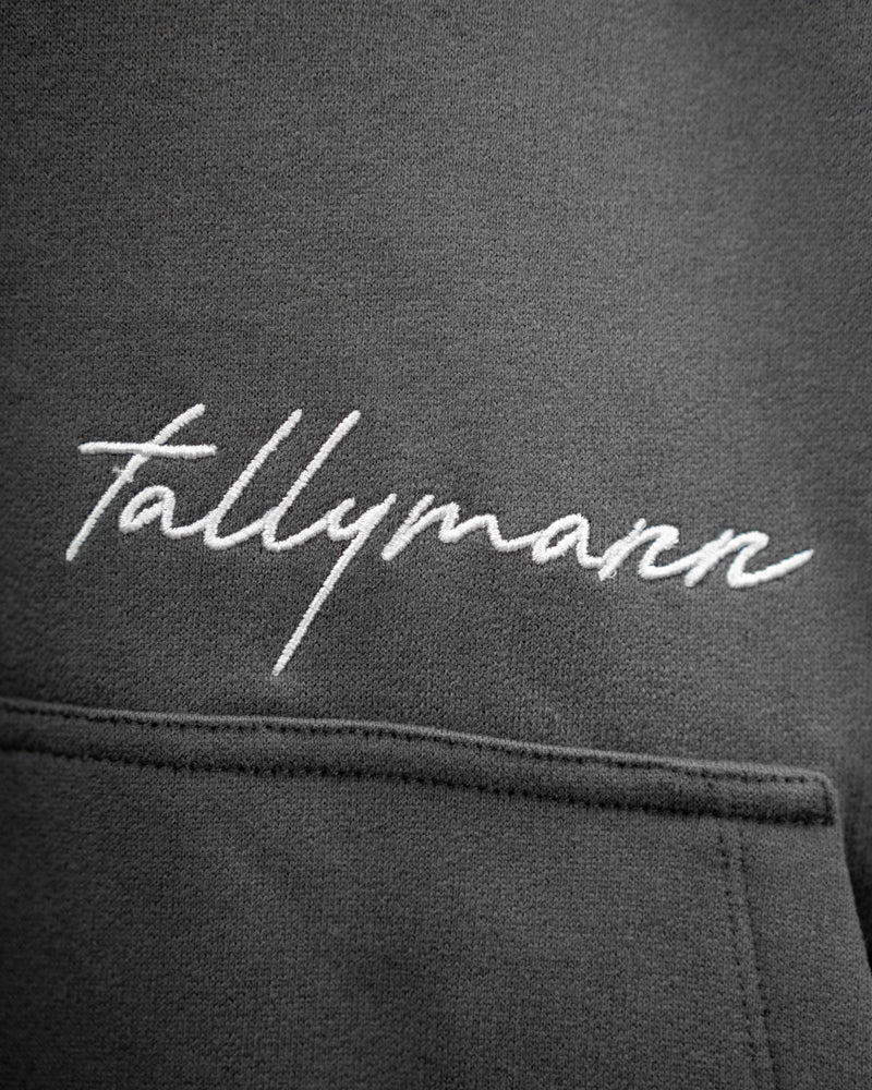 Tallymann Pattern Hoodie Herren anthrazit