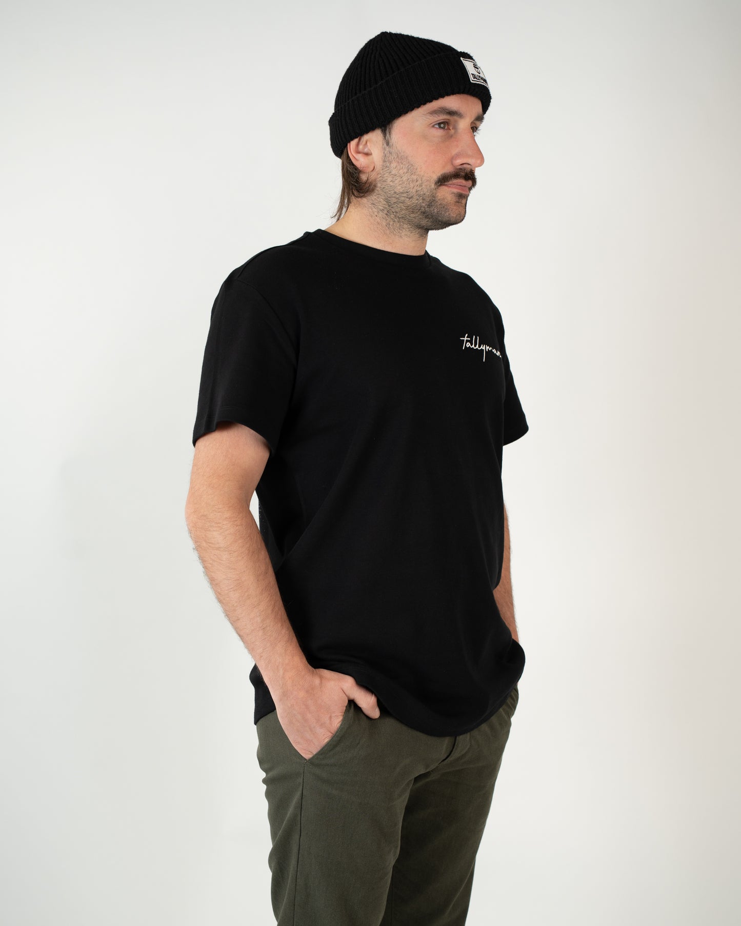 Tallymann Anker T-Shirt Herren schwarz