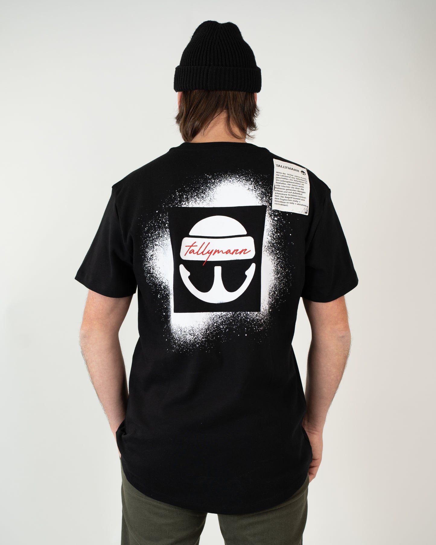 Tallymann Stencil T-Shirt Herren schwarz