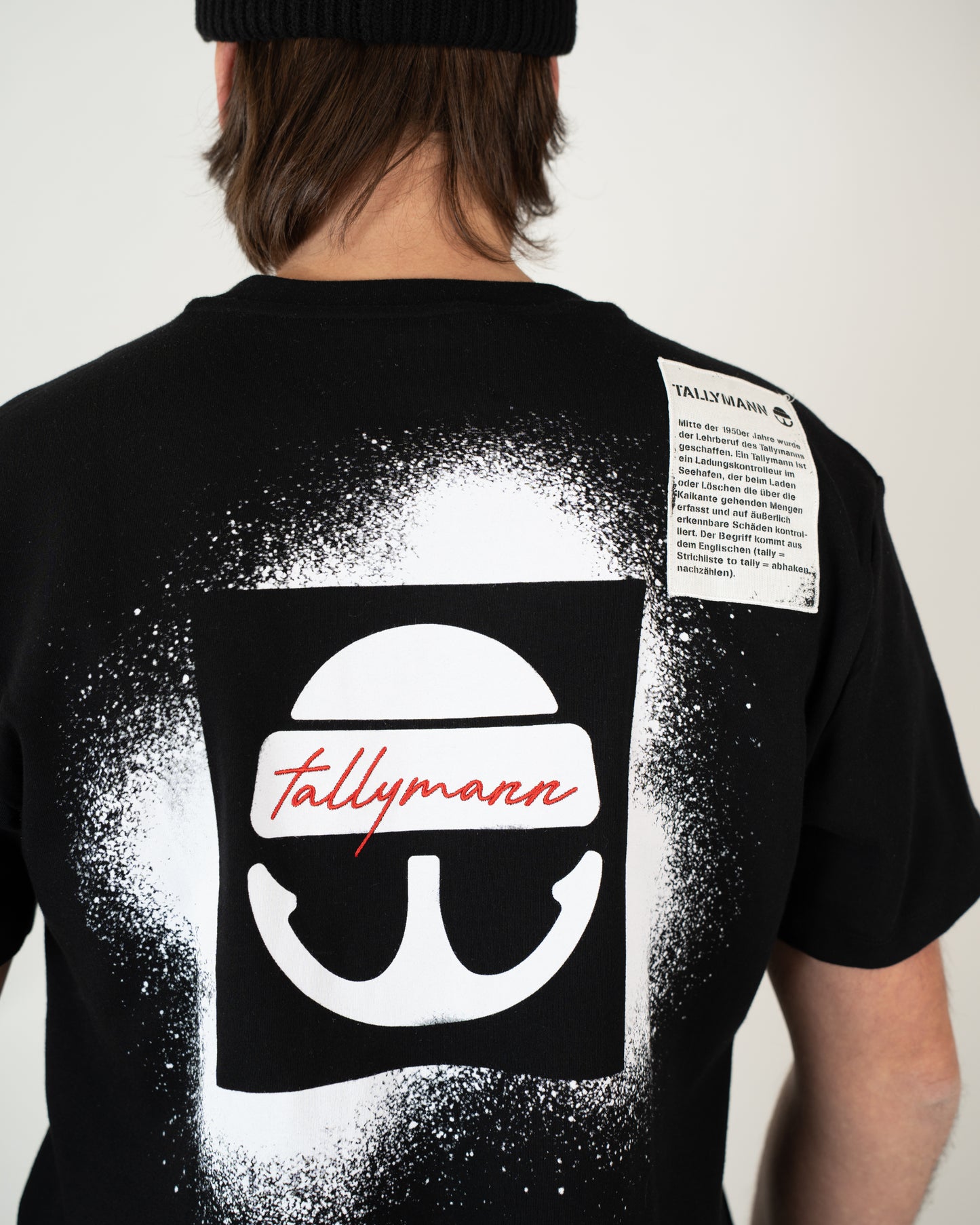 Tallymann Stencil T-Shirt Herren schwarz