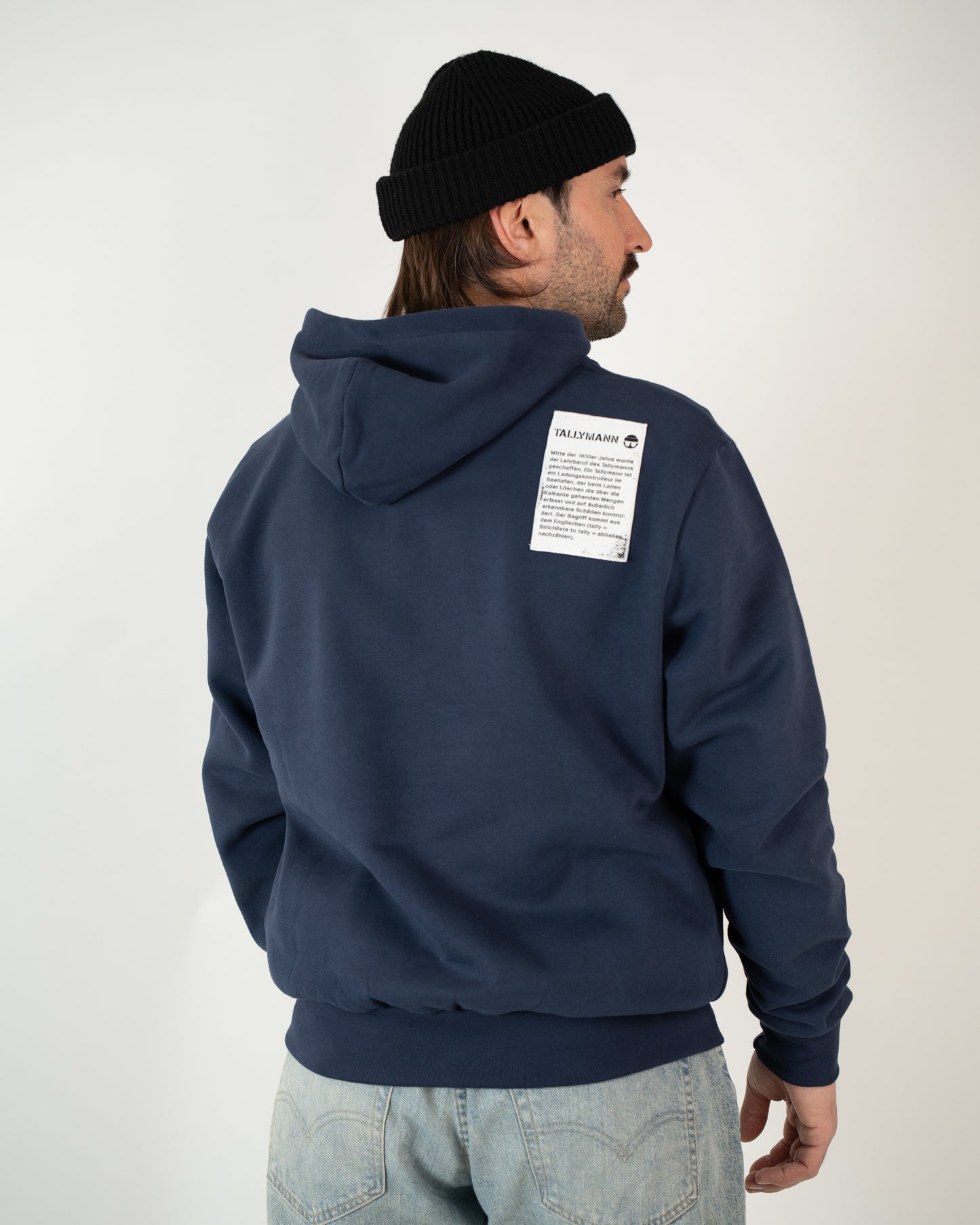 Tallymann Stencil Hoodie Herren marine