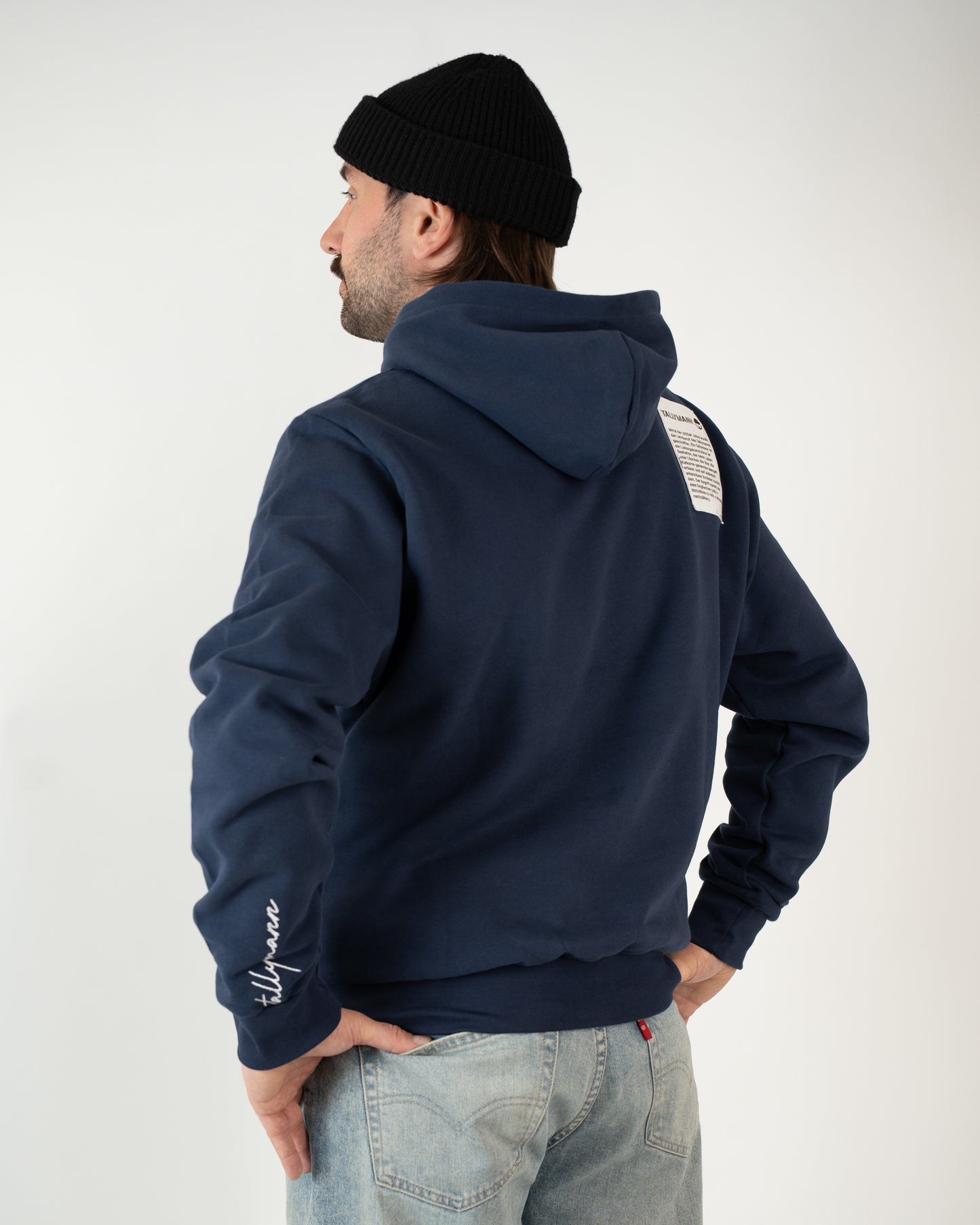Tallymann Stencil Hoodie Herren marine