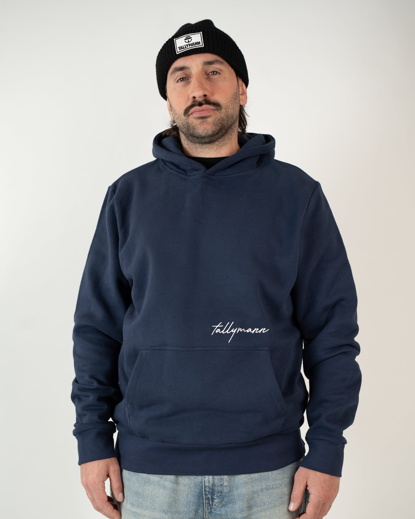 Tallymann Pattern Hoodie Herren marine