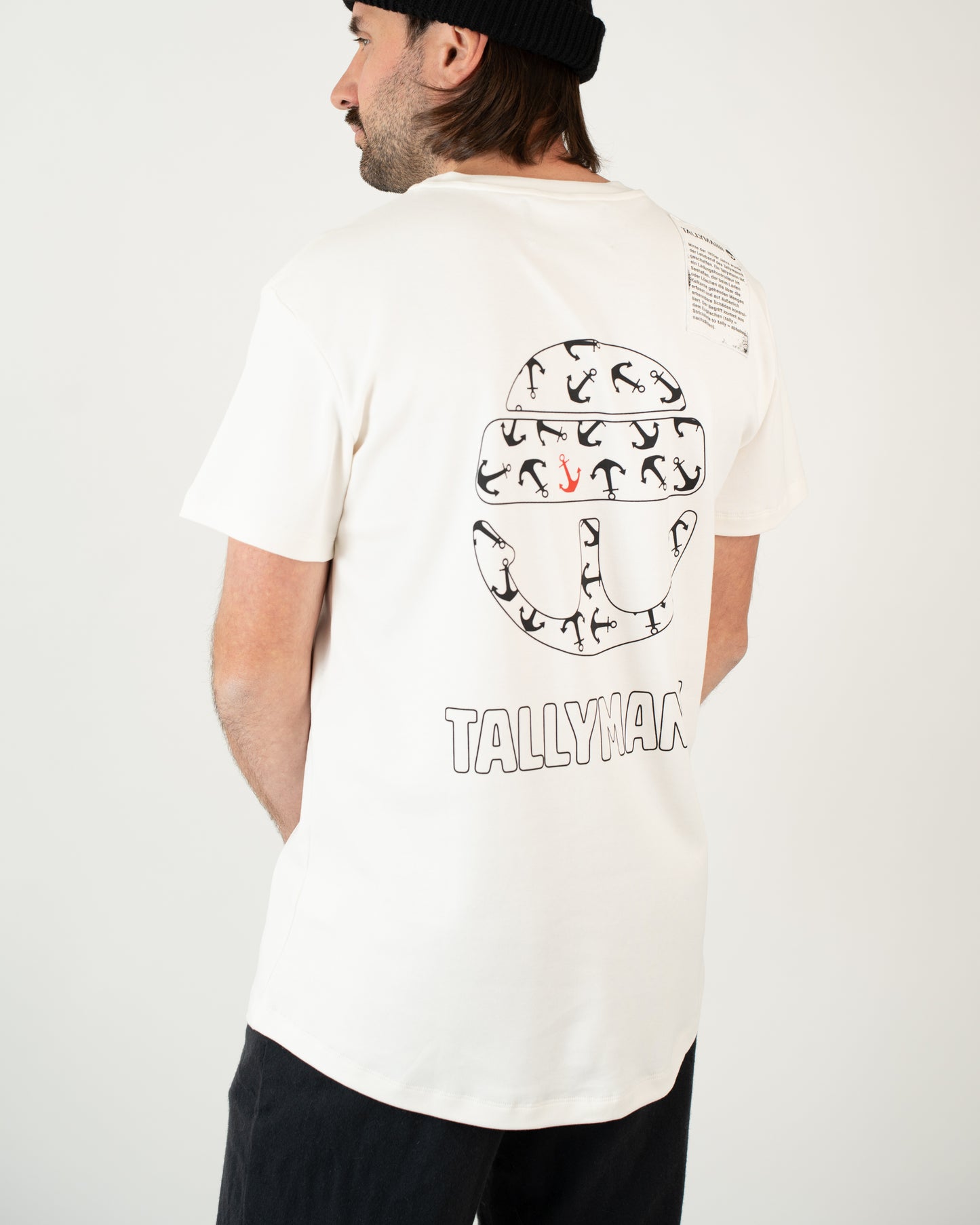 Tallymann Anker T-Shirt Herren ecru