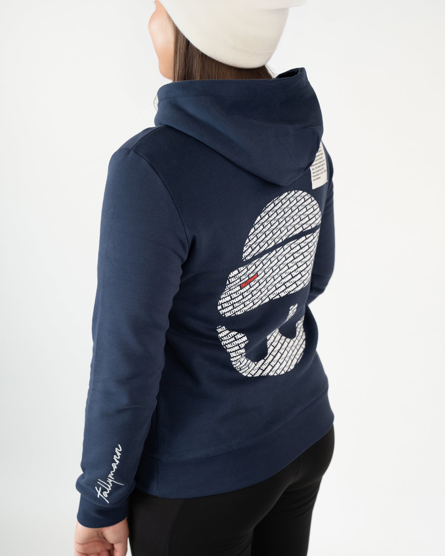 Tallymann Pattern Hoodie Damen marine