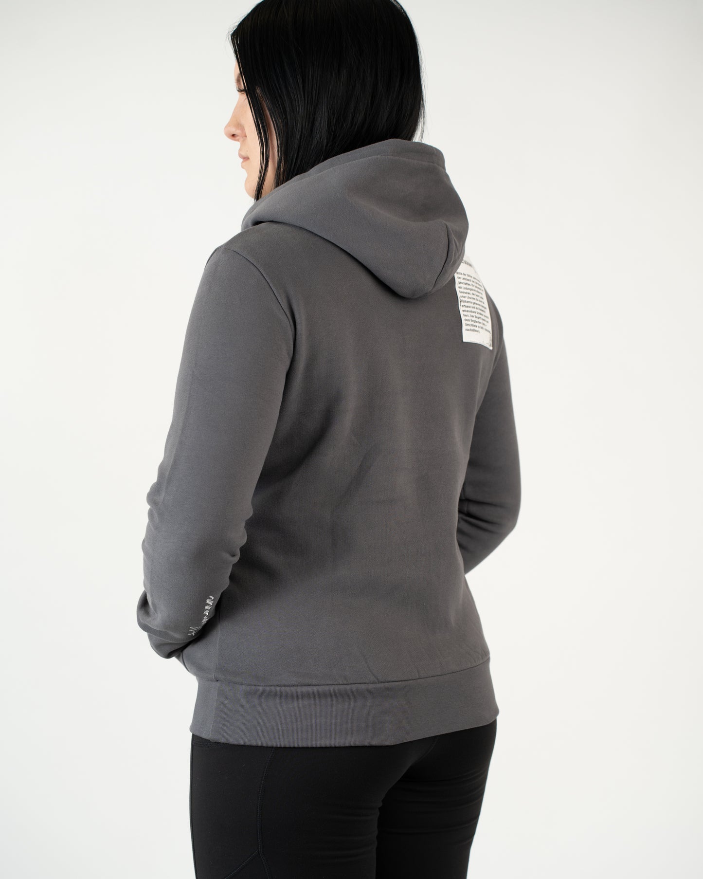Tallymann Stencil Hoodie Damen anthrazit