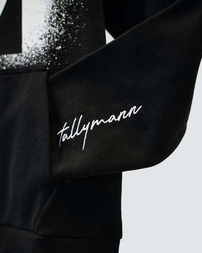 Tallymann Stencil Hoodie Herren schwarz