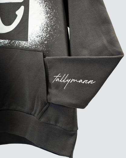 Tallymann Stencil Hoodie Herren anthrazit