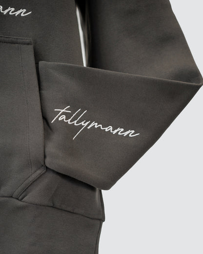 Tallymann Pattern Hoodie Herren anthrazit