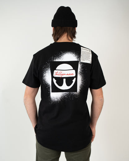 Tallymann Stencil T-Shirt Herren schwarz