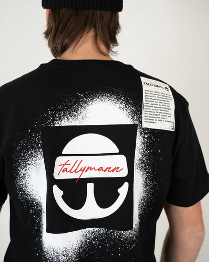 Tallymann Stencil T-Shirt Herren schwarz