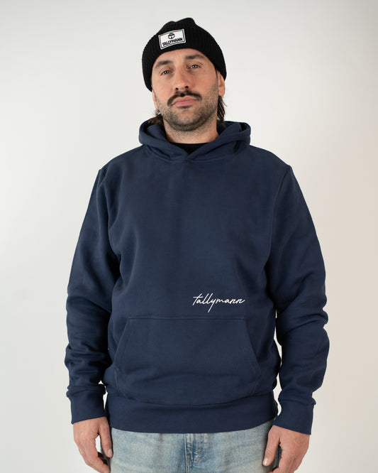 Tallymann Pattern Hoodie Herren marine