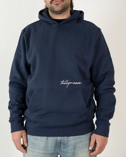 Tallymann Pattern Hoodie Herren marine
