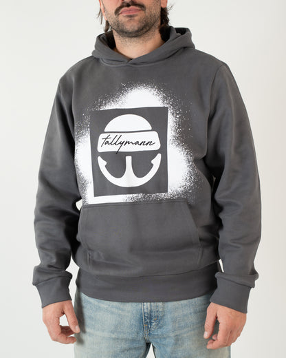 Tallymann Stencil Hoodie Herren anthrazit