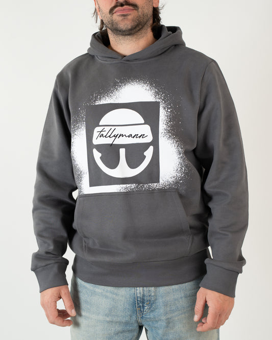 Tallymann Stencil Hoodie Herren anthrazit