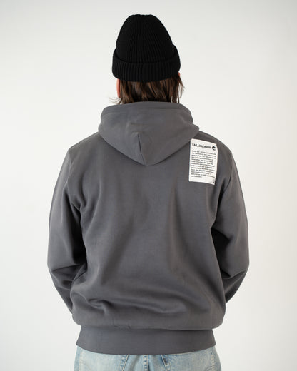 Tallymann Stencil Hoodie Herren anthrazit