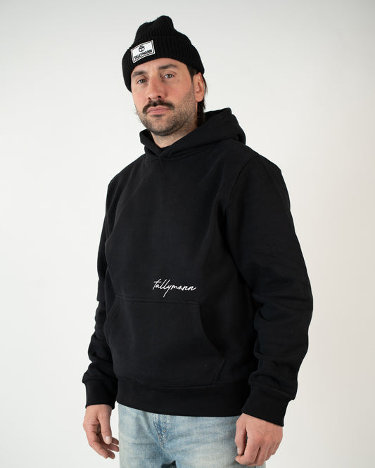 Tallymann Pattern Hoodie Herren schwarz
