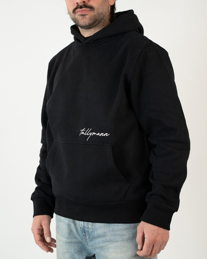 Tallymann Pattern Hoodie Herren schwarz