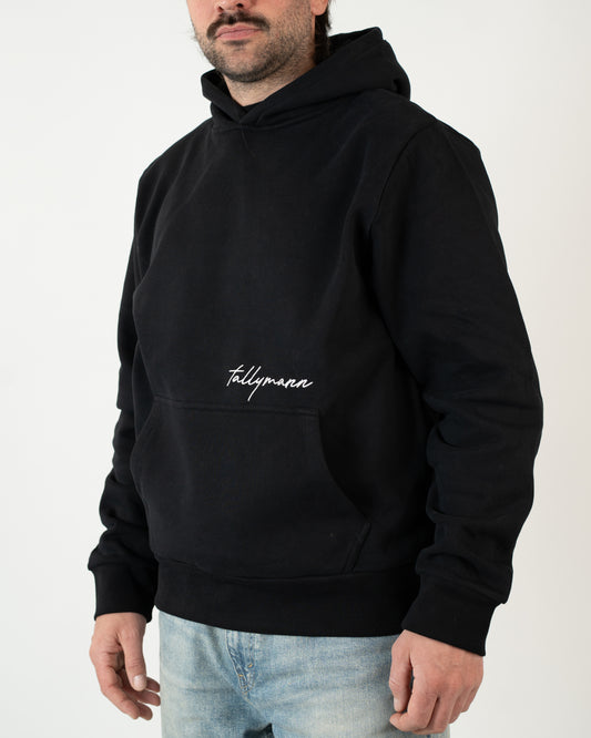 Tallymann Pattern Hoodie Herren schwarz