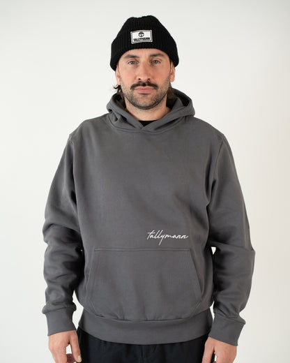 Tallymann Pattern Hoodie Herren anthrazit