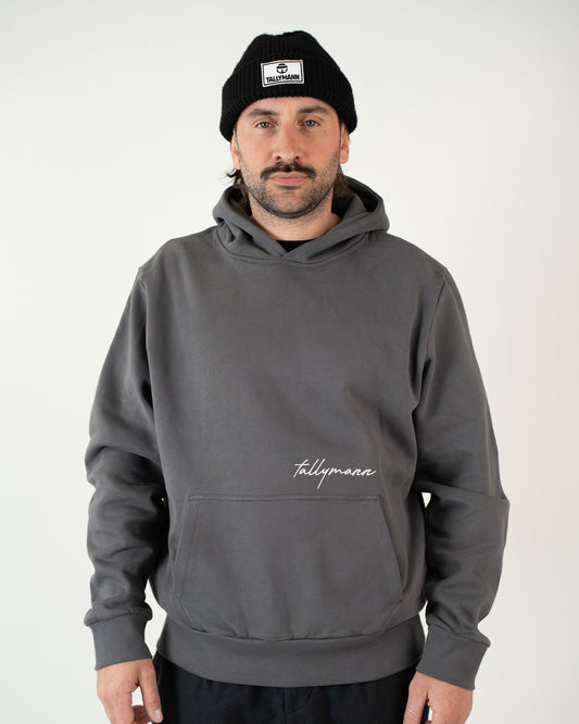 Tallymann Pattern Hoodie Herren anthrazit
