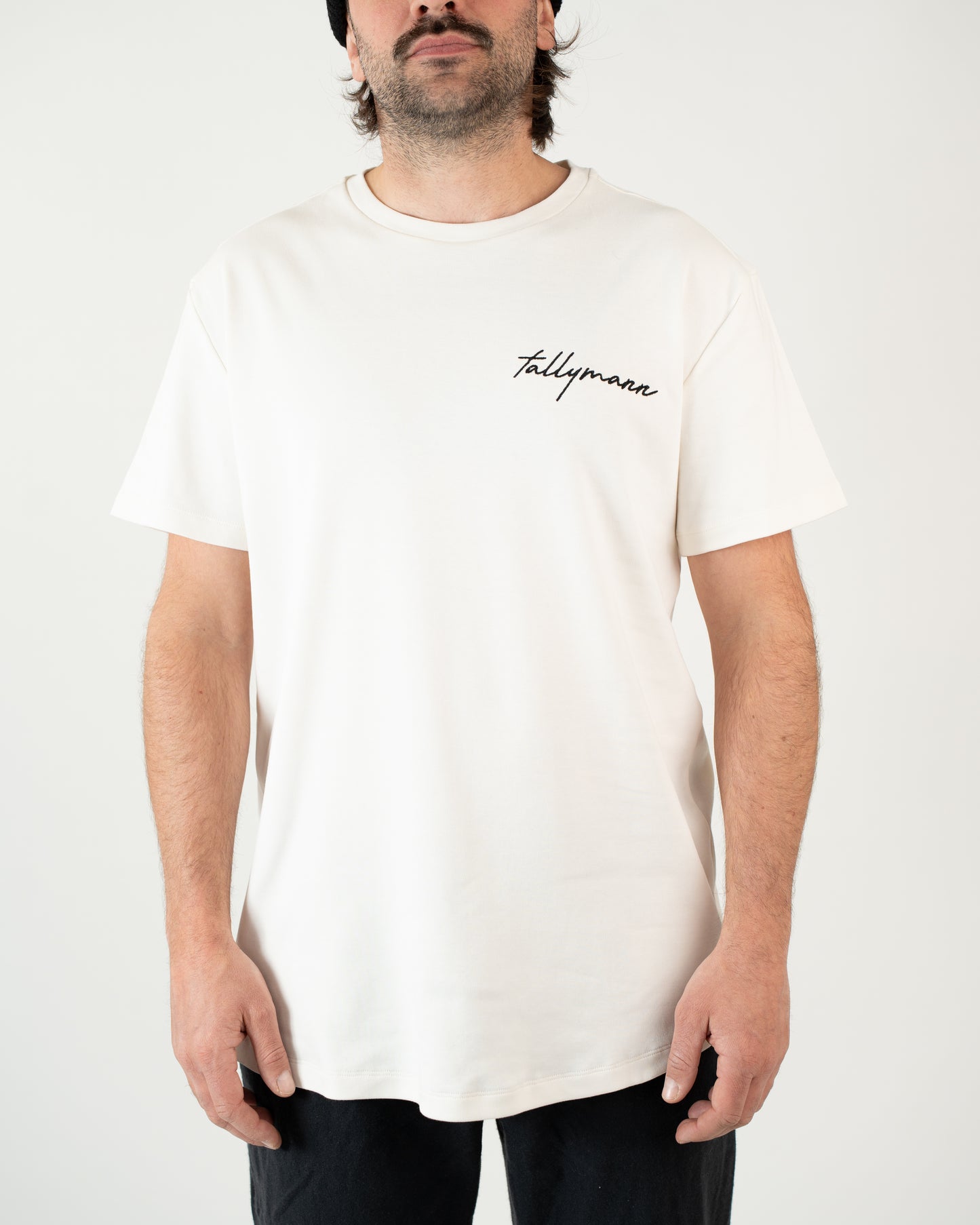 Tallymann Stencil T-Shirt Herren ecru