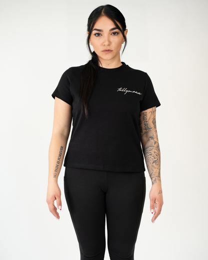 Tallymann Anker T-Shirt Damen schwarz