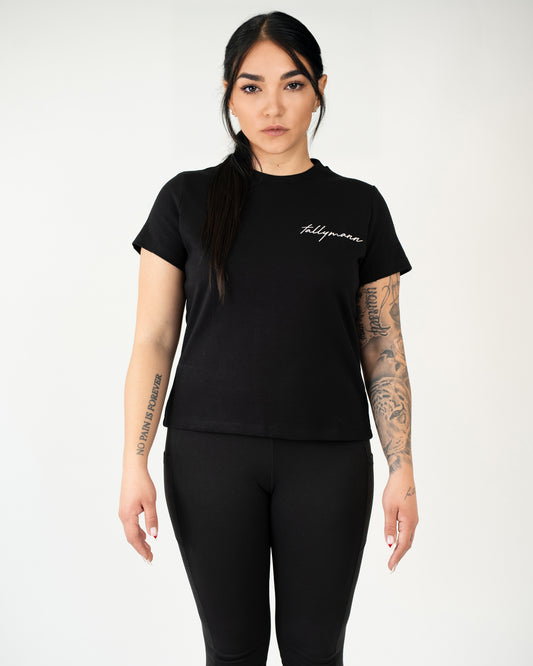 Tallymann Anker T-Shirt Damen schwarz