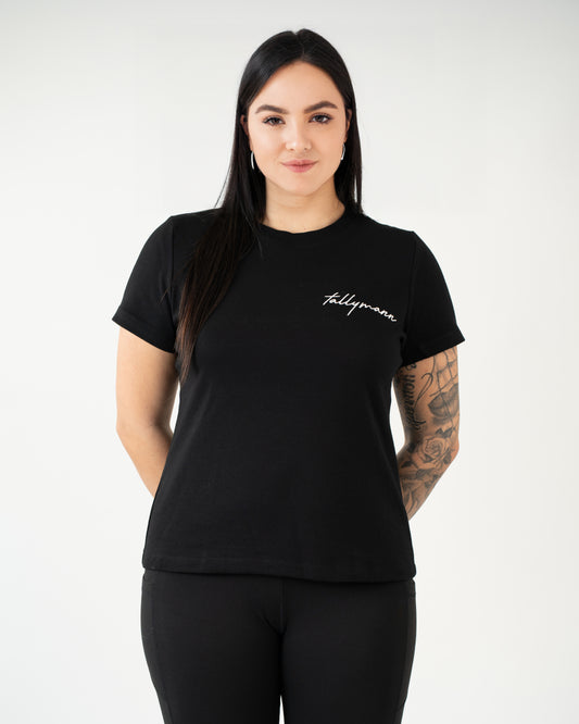 Tallymann Stencil T-Shirt Damen schwarz