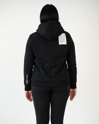 Tallymann Stencil Hoodie Damen schwarz