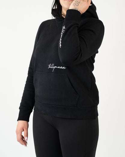 Tallymann Pattern Hoodie Damen schwarz