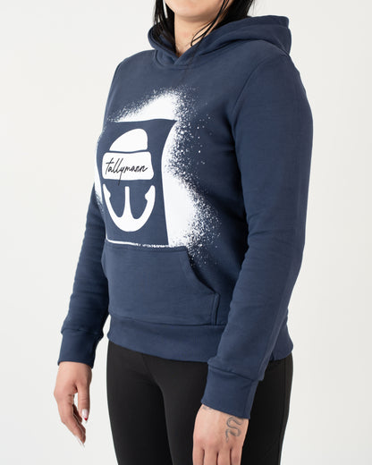Tallymann Stencil Hoodie Damen marine