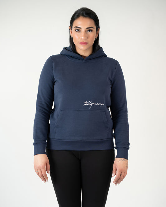 Tallymann Pattern Hoodie Damen marine