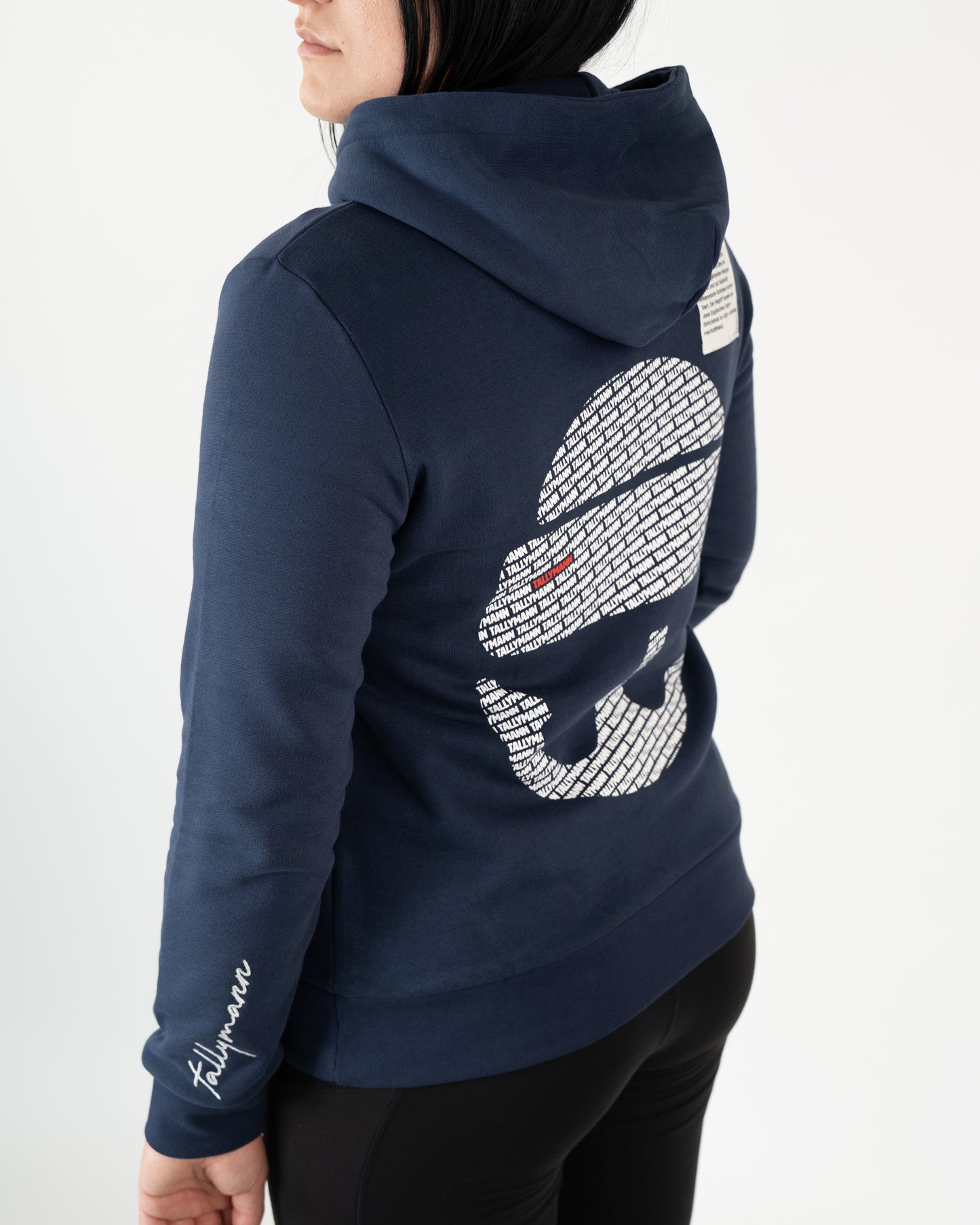 Tallymann Pattern Hoodie Damen marine