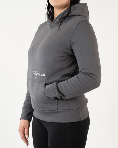 Tallymann Pattern Hoodie Damen anthrazit